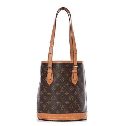 Louis Vuitton Monogram Petit Bucket 23 1 of 11