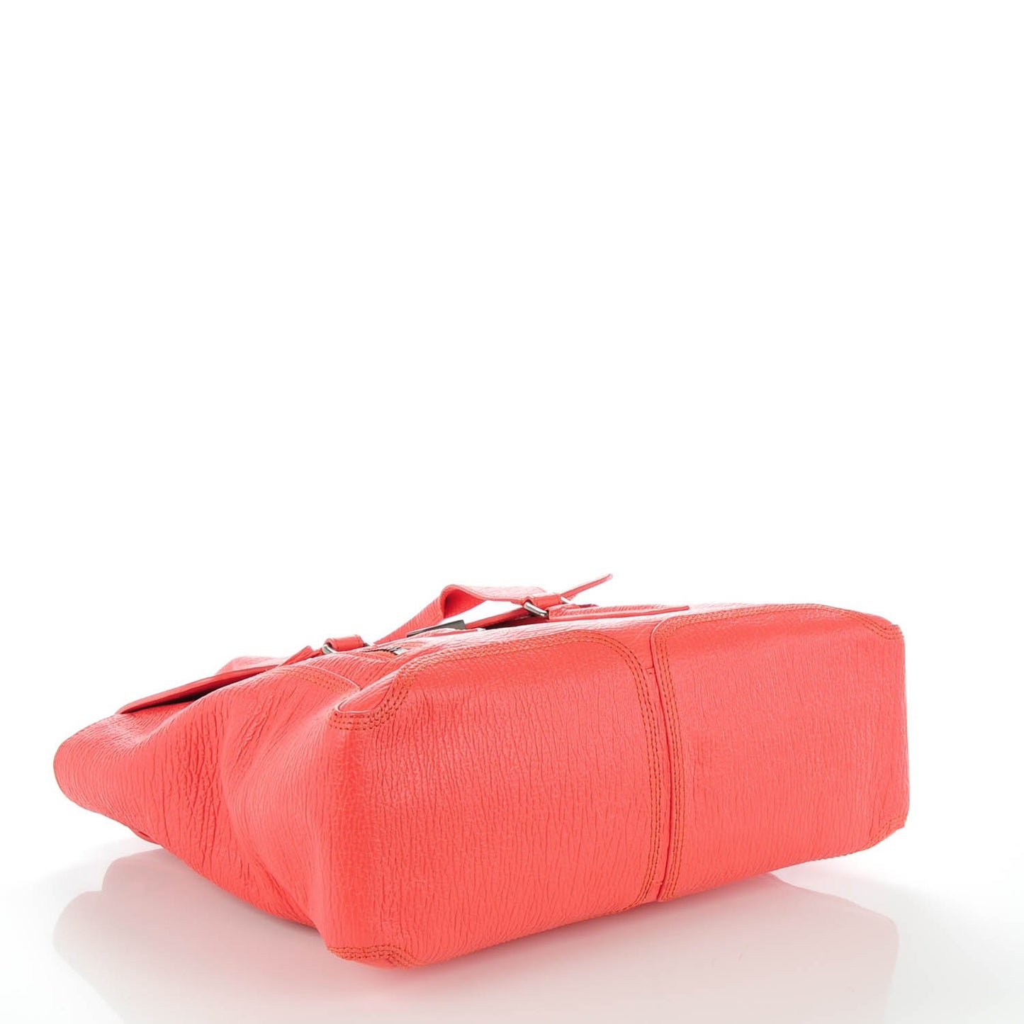 3.1 Textured Calfskin Large Pashli Satchel Coral