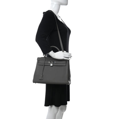 Hermes Togo Kelly Retourne 32 Etain 2 of 11