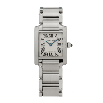 Cartier Stainless Steel 20mm Tank Francaise Quartz Watch 1 of 4