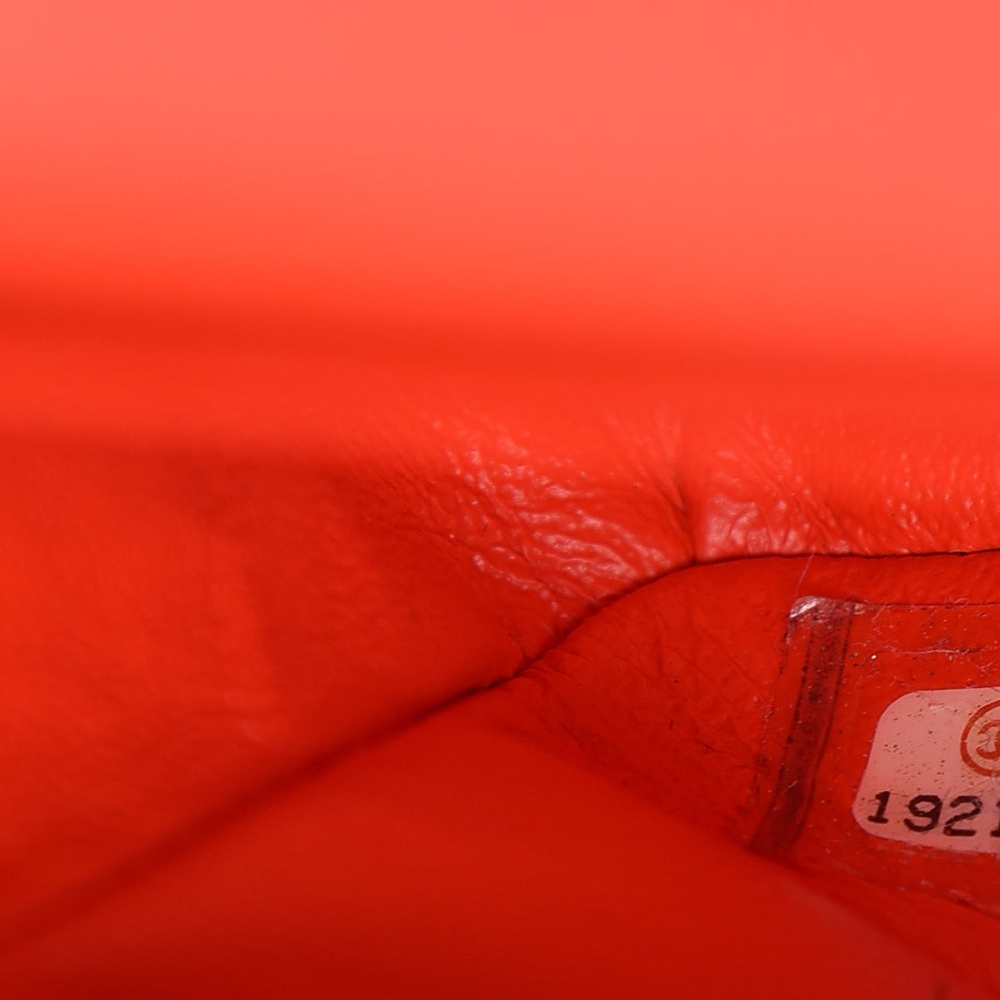 Patent Calfskin Quilted Medium Double Flap Red