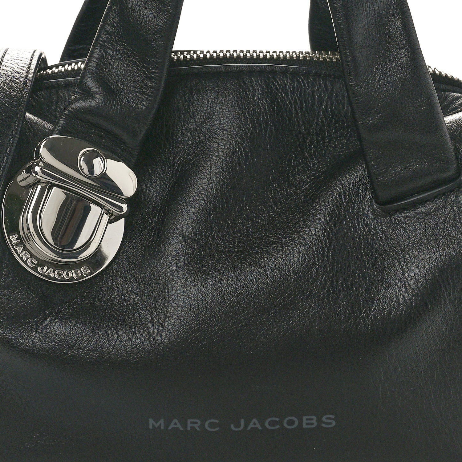 Marc Jacobs Mini Pushlock Satchel Black 7 of 9