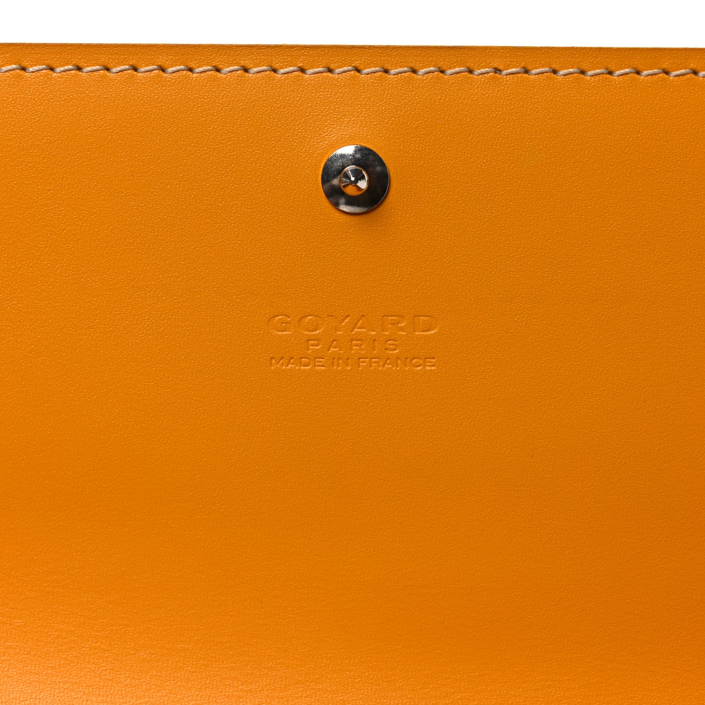 Goyardine Varenne Long Wallet Yellow