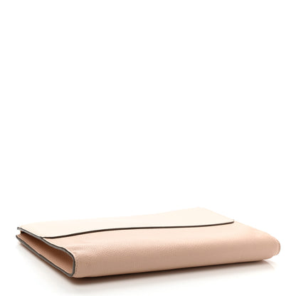 Chloe Grained Calfskin Joe Clutch Cement Pink 4 of 9