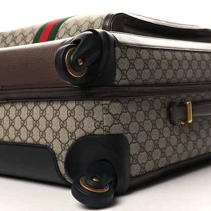 Gucci GG Supreme Monogram Web Medium Savoy Trolley Beige Ebony 9 of 9