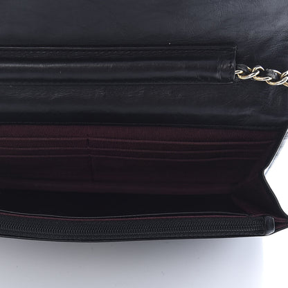 Chanel Aged Calfskin Quilted Reissue Wallet On Chain WOC Black 5 of 12