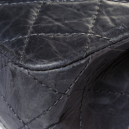 Chanel Aged Calfskin 50th Anniversary 2.55 Reissue 227 Flap Gris 12 of 23