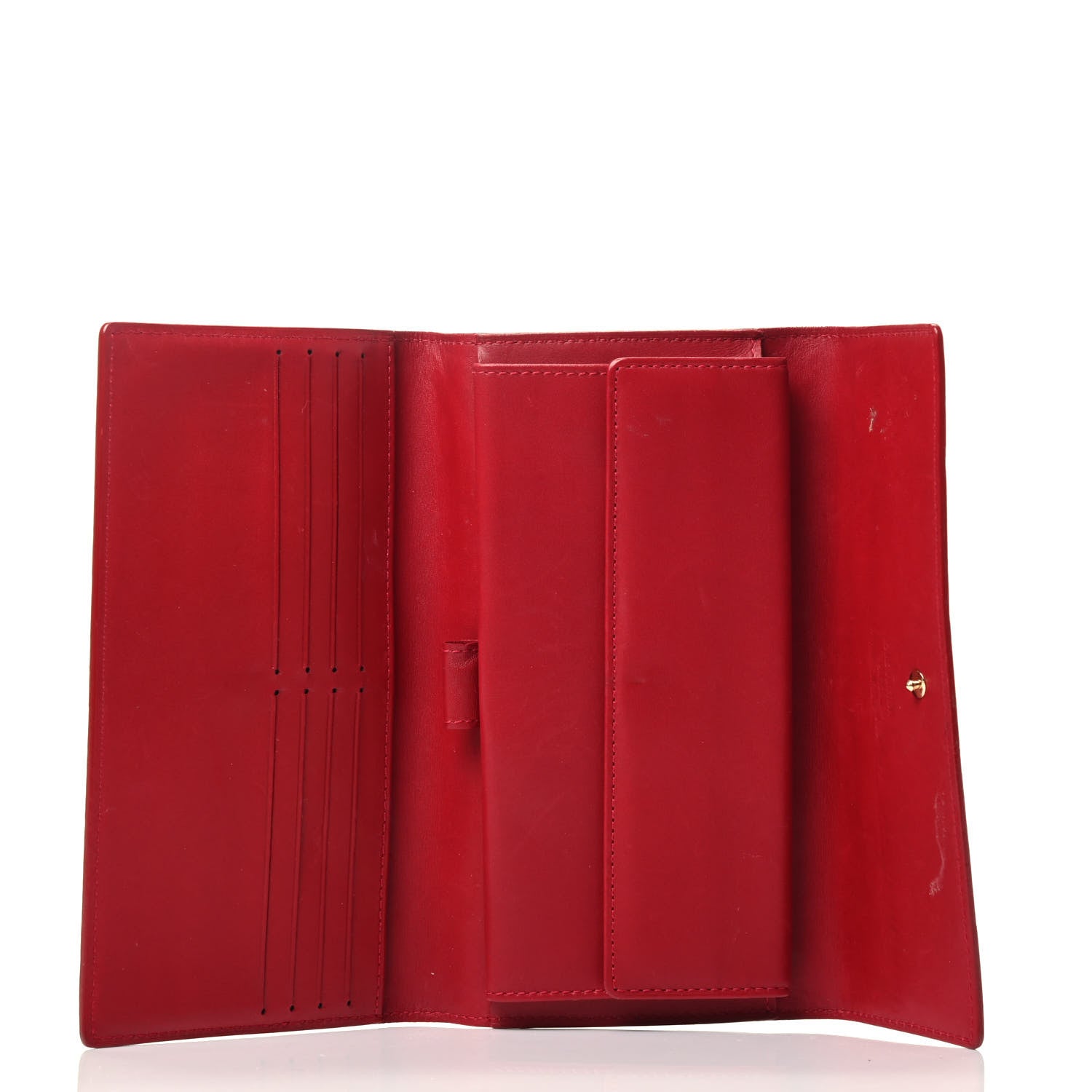 Louis Vuitton Vernis Porte Tresor International Wallet Pomme D'Amour 4 of 4