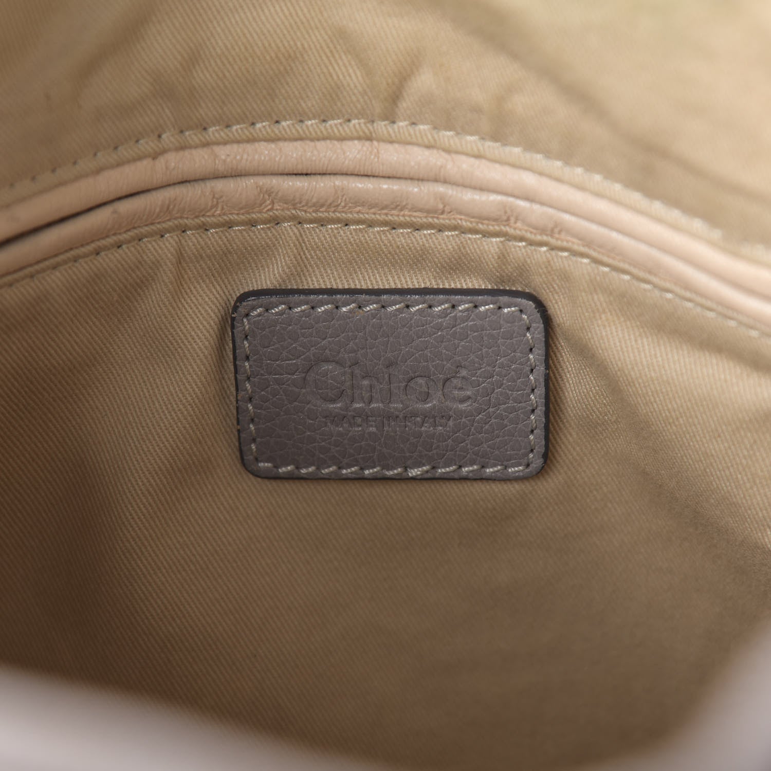 Chloe Calfskin Medium Paraty Cashmere Grey 8 of 10