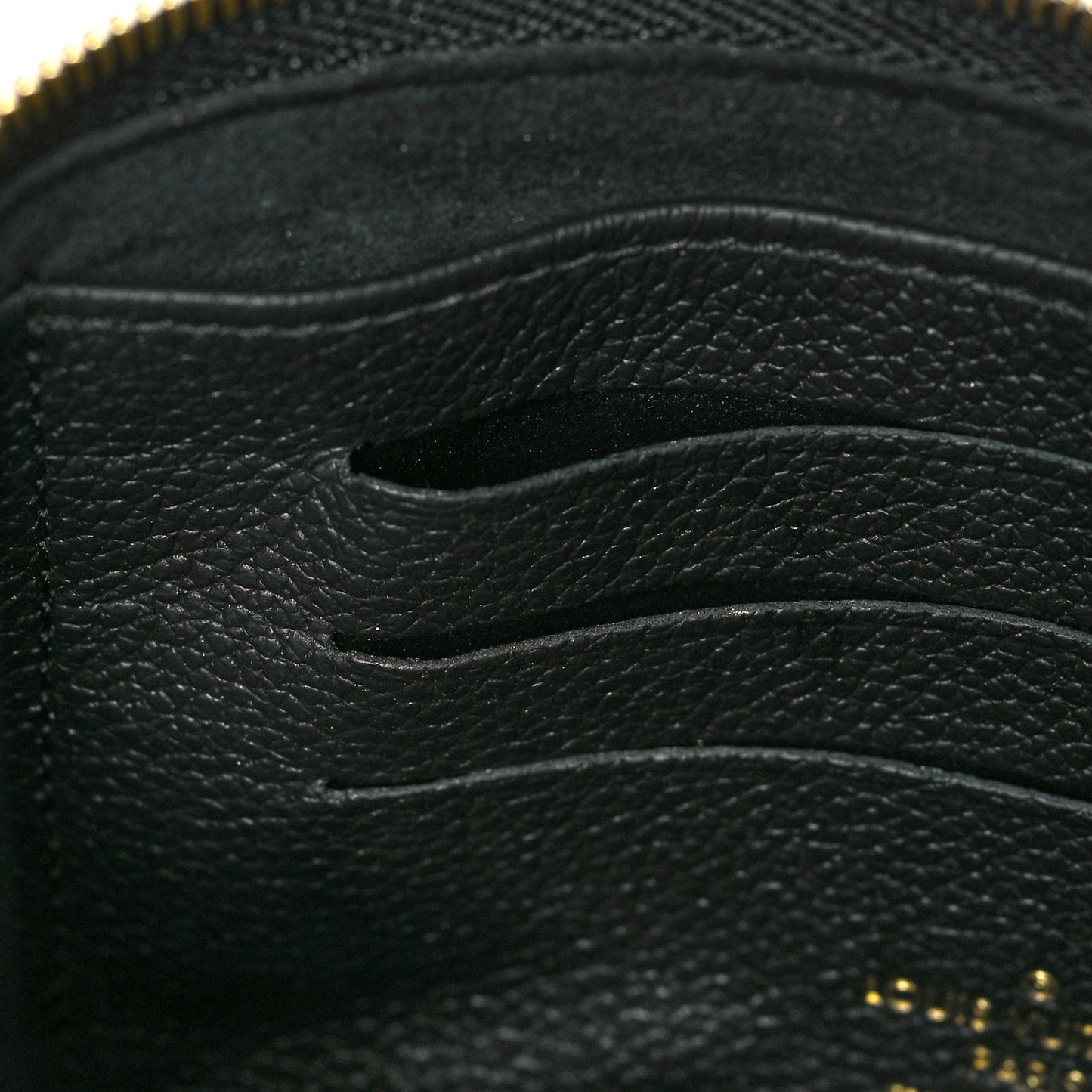 Empreinte Double Zip Pochette Black