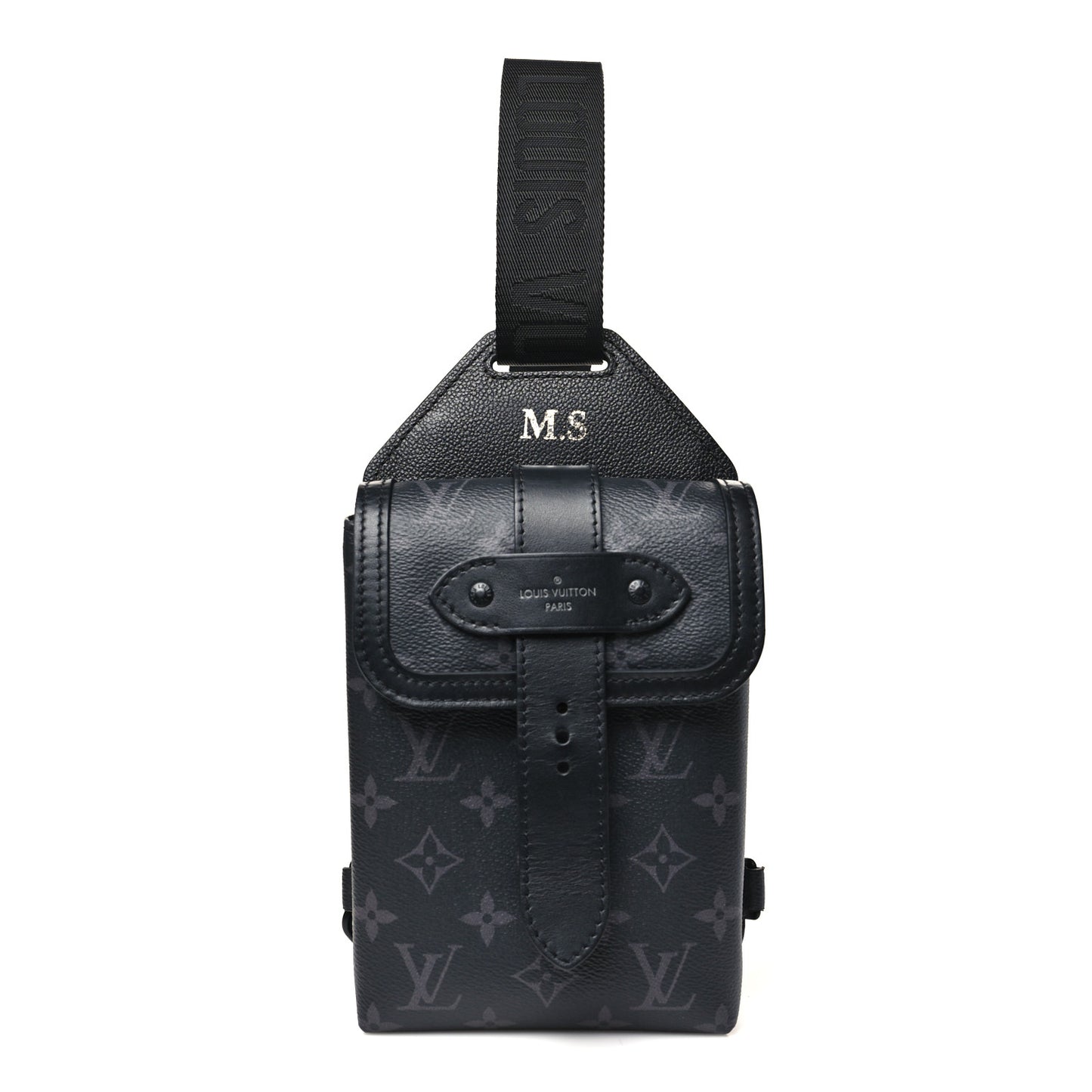 Monogram Eclipse Saumur Slingbag Black