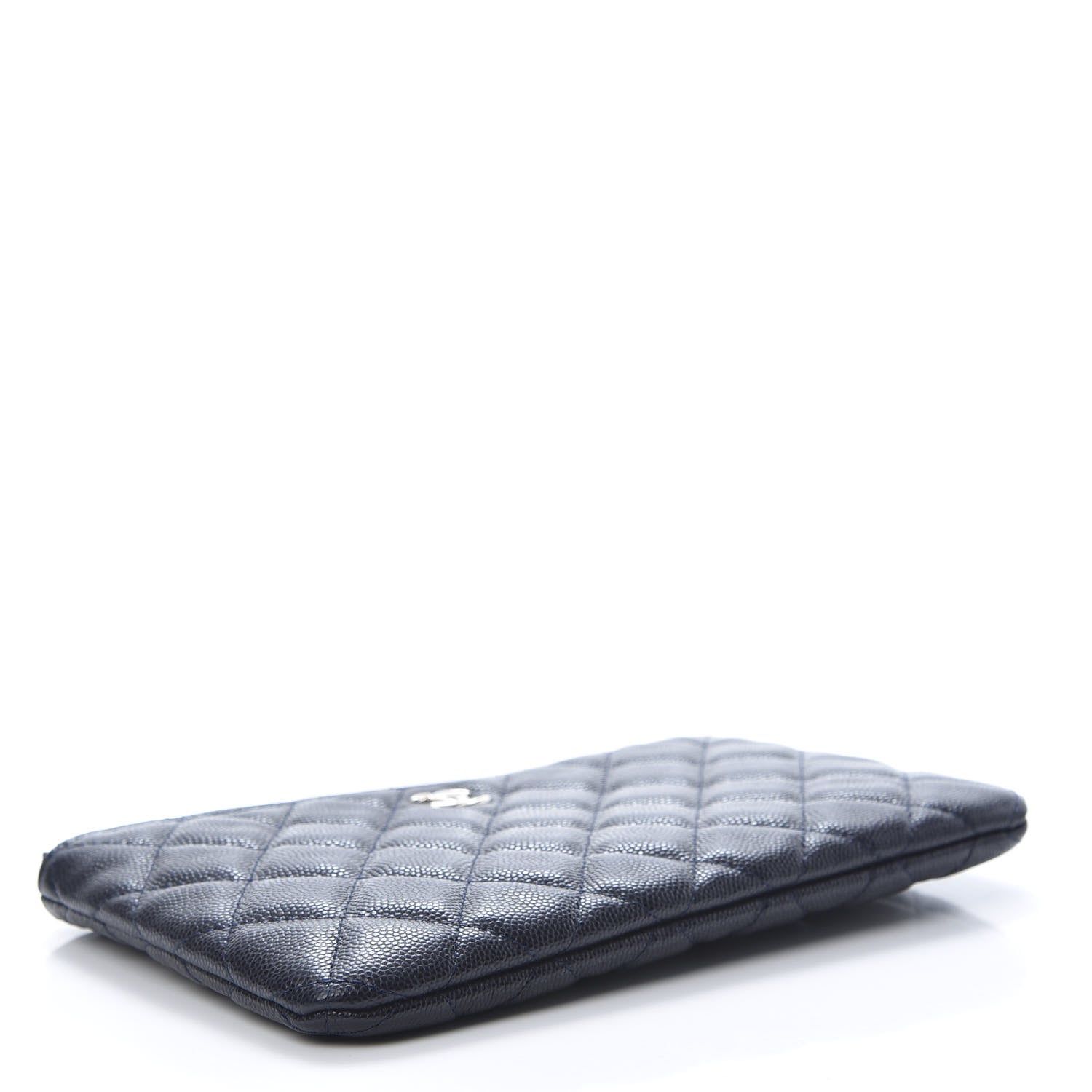 Chanel Caviar Quilted Cosmetic Case Navy 4 of 8
