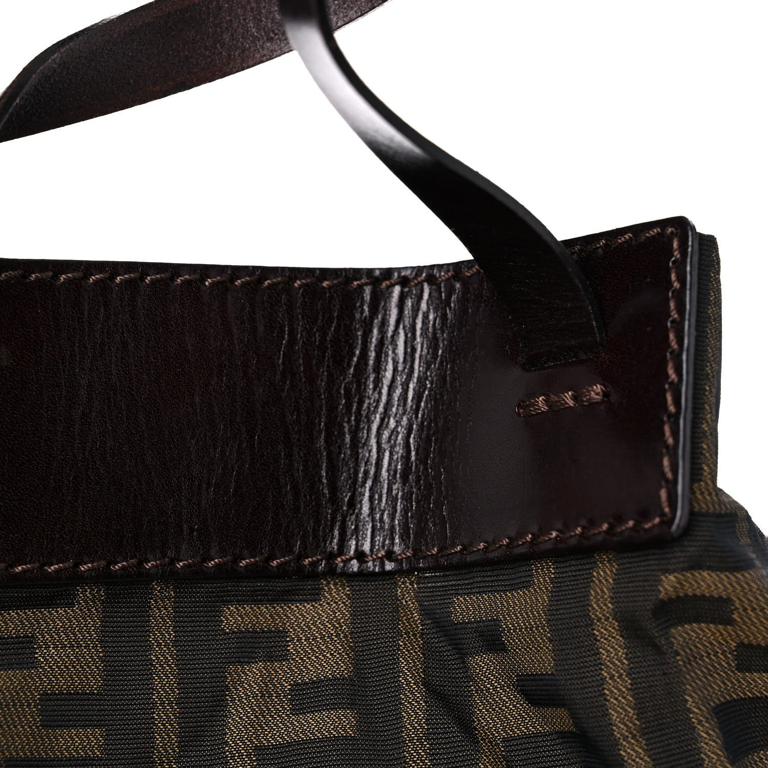 Fendi Zucca Calfskin Tote Tobacco 15 of 18