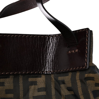 Fendi Zucca Calfskin Tote Tobacco 15 of 18