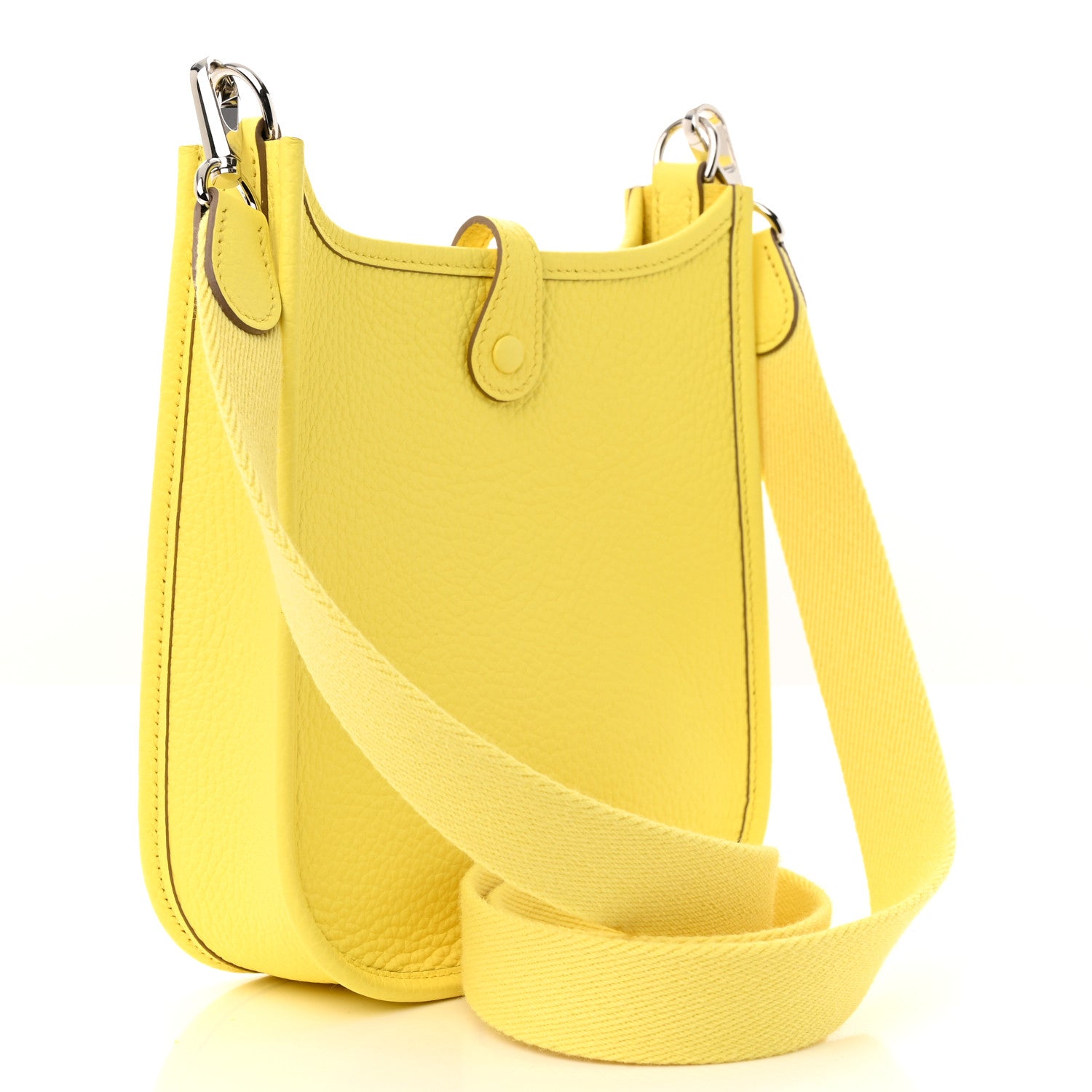 Hermes Taurillon Clemence Evelyne TPM Limoncello 3 of 11