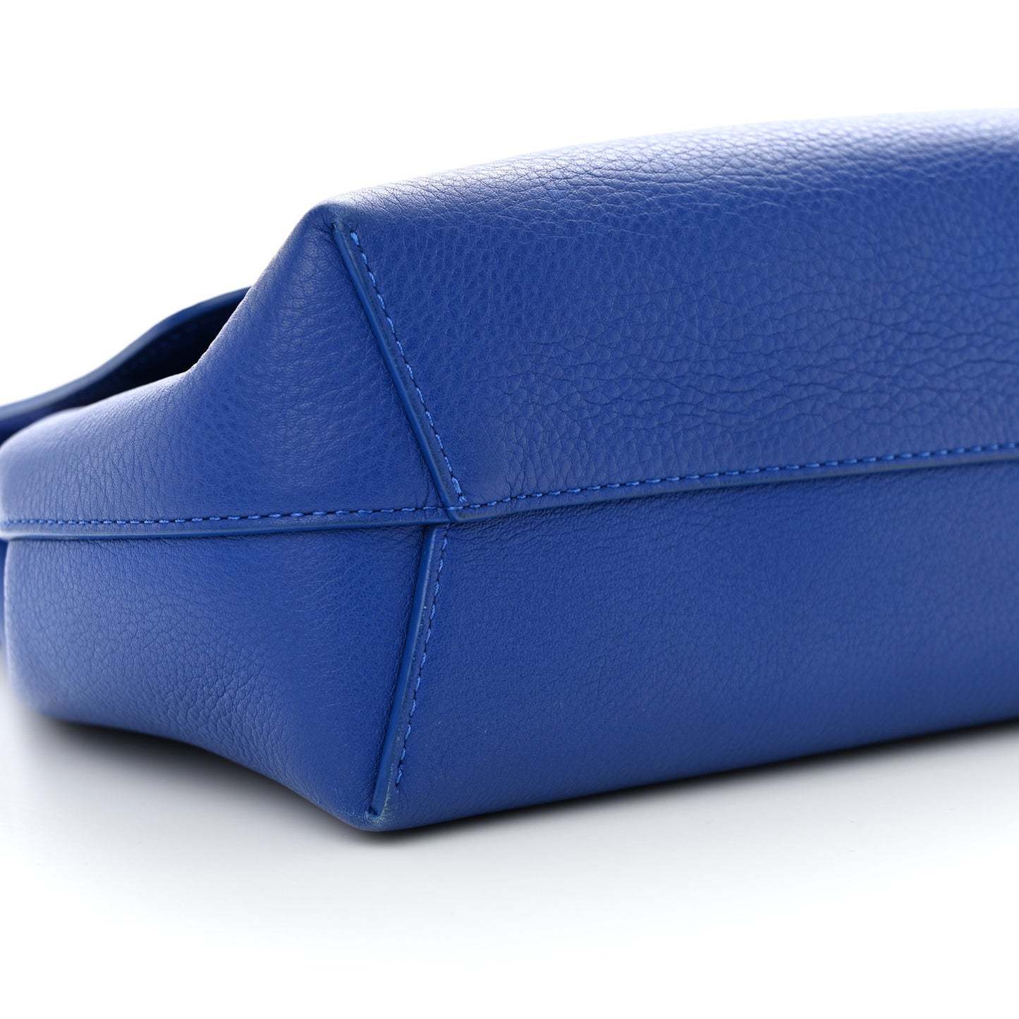 Tumbled Calfskin Lady Bag Royal