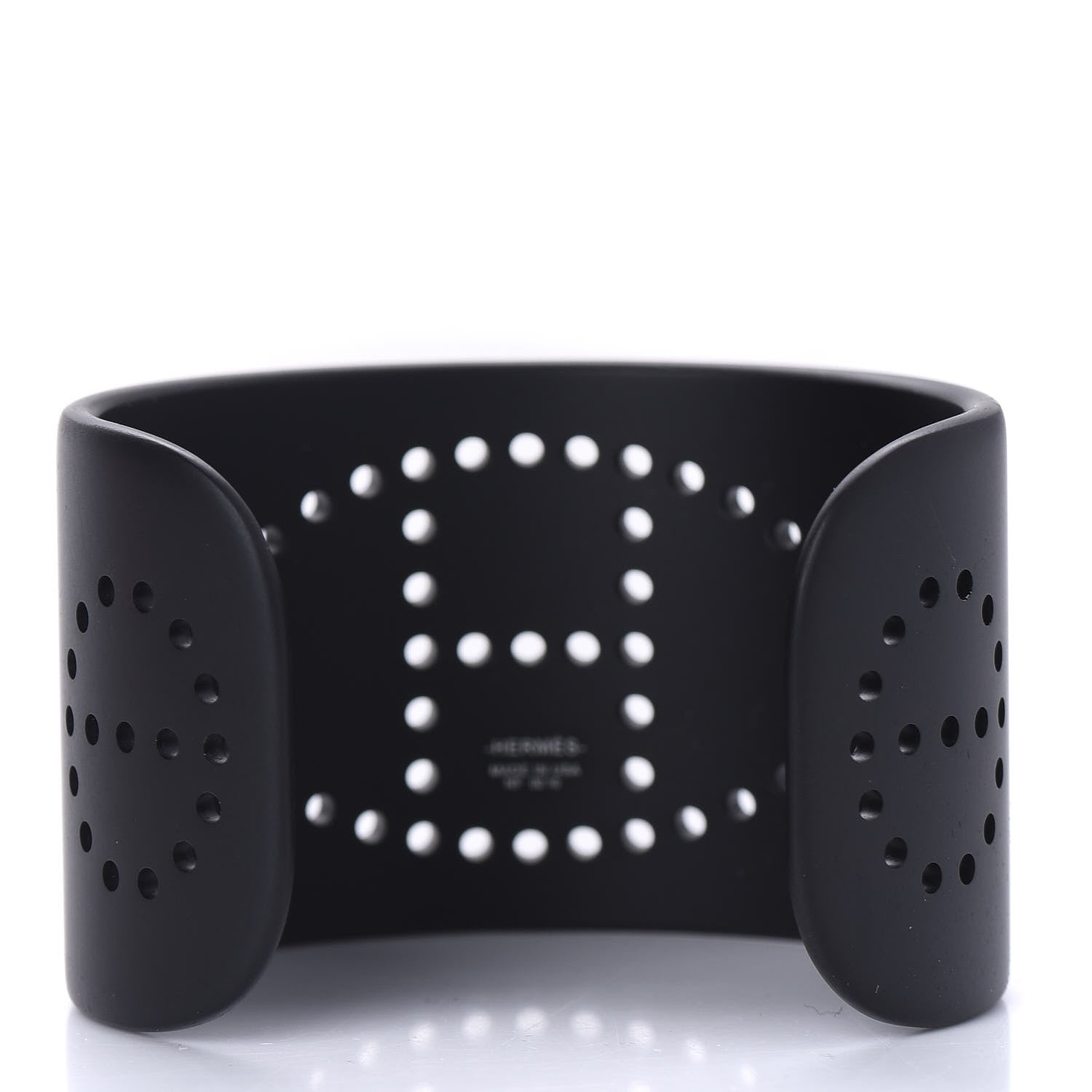 Hermes Aluminium Evelyne Sunset Cuff Bracelet T3 Black 3 of 5