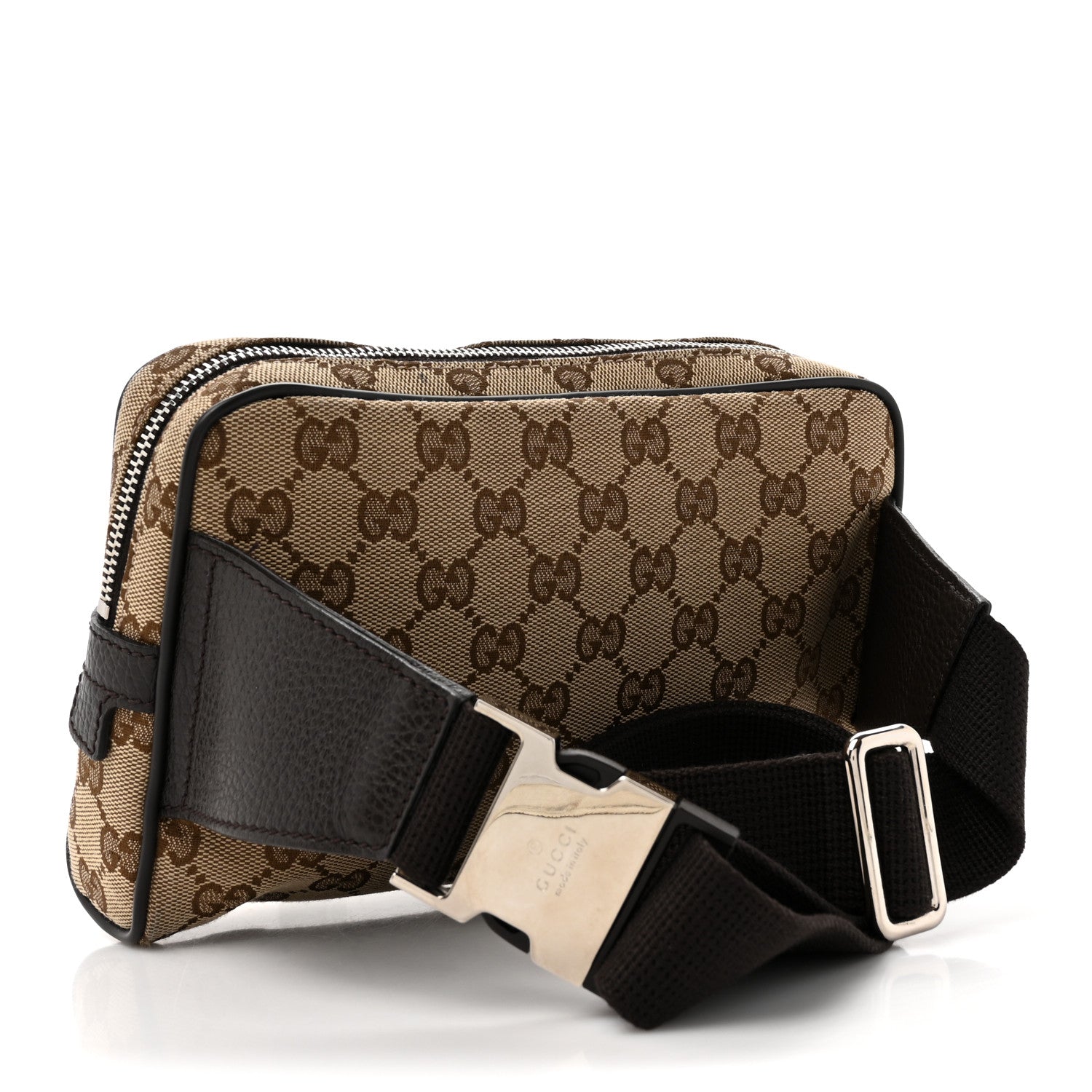 Gucci Monogram Belt Bag Dark Brown 2 of 10