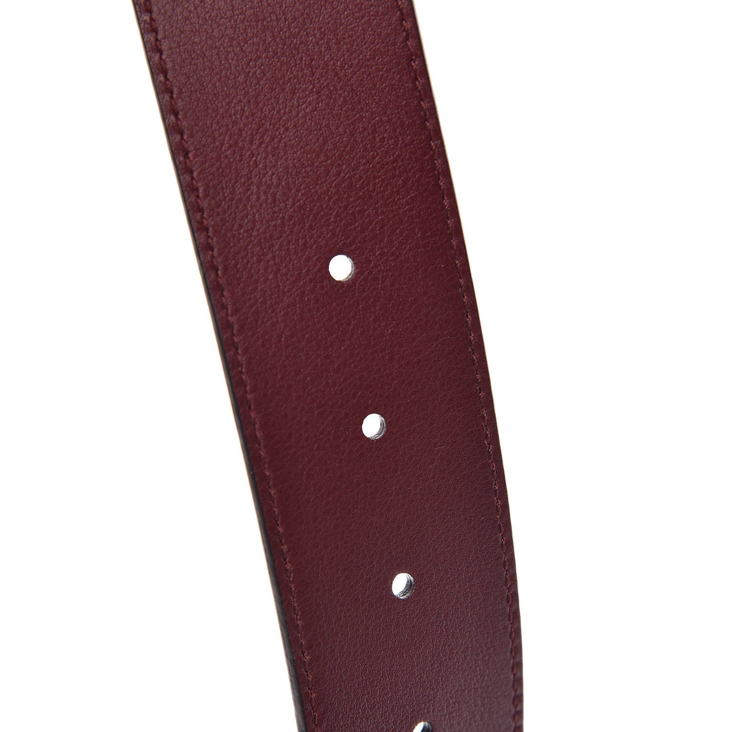 Gucci Moon Calfskin Nickel Double G 40mm Belt 90 36 Strong Red 6 of 7