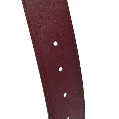 Gucci Moon Calfskin Nickel Double G 40mm Belt 90 36 Strong Red 6 of 7