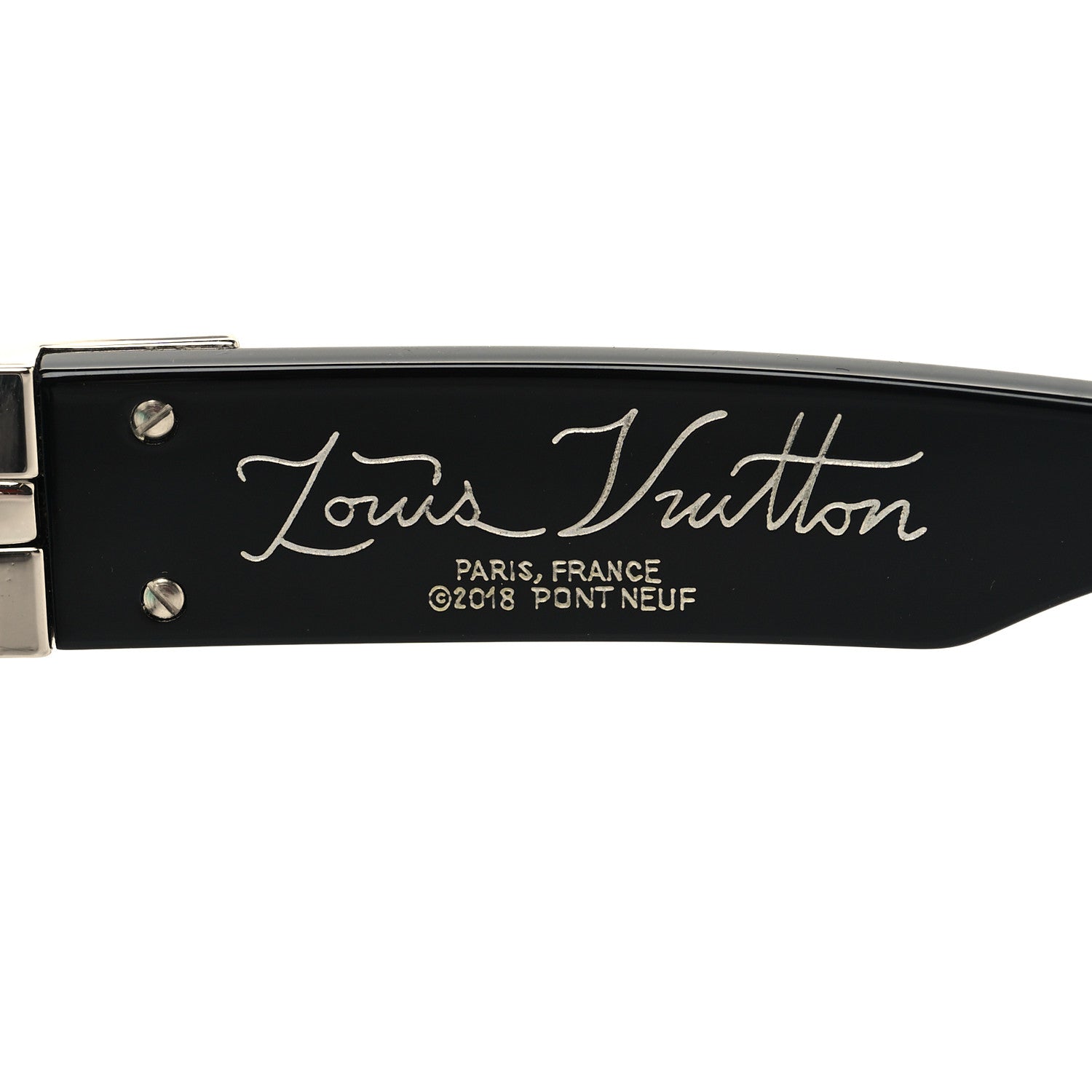 Louis Vuitton Acetate Charleston Sunglasses Z1244W Black Prism 5 of 7