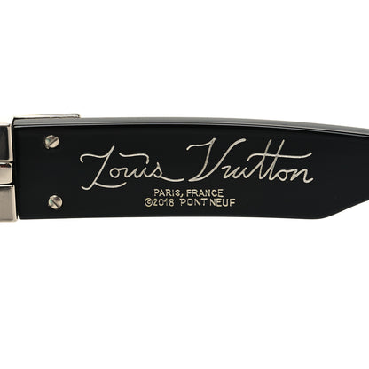 Louis Vuitton Acetate Charleston Sunglasses Z1244W Black Prism 5 of 7