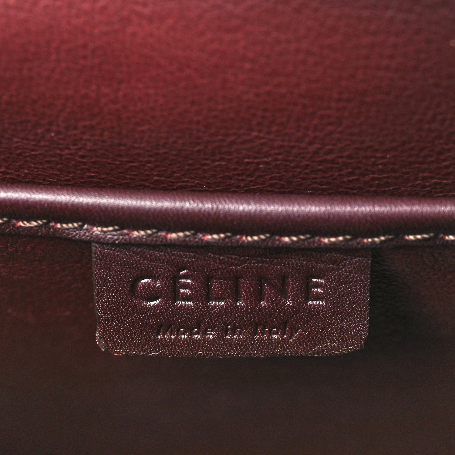 Celine Snakeskin Calfskin Nano Tri-Color Luggage Red 6 of 9