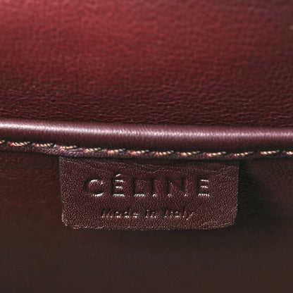 Celine Snakeskin Calfskin Nano Tri-Color Luggage Red 6 of 9