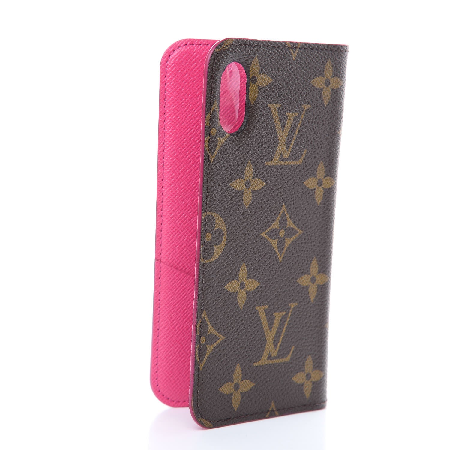 Louis Vuitton Monogram iPhone X Folio Case Rose Pop 3 of 7