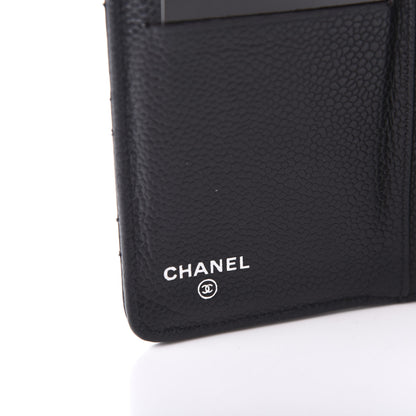 Chanel Caviar Quilted Yen Wallet Black 7 of 11