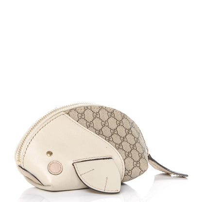 Gucci Monogram Fish Coin Purse Off White 4 of 8
