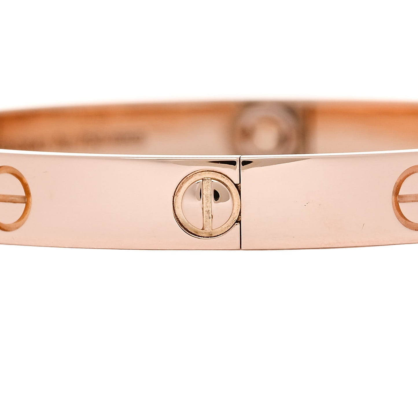 18K Pink Gold LOVE Bracelet 17