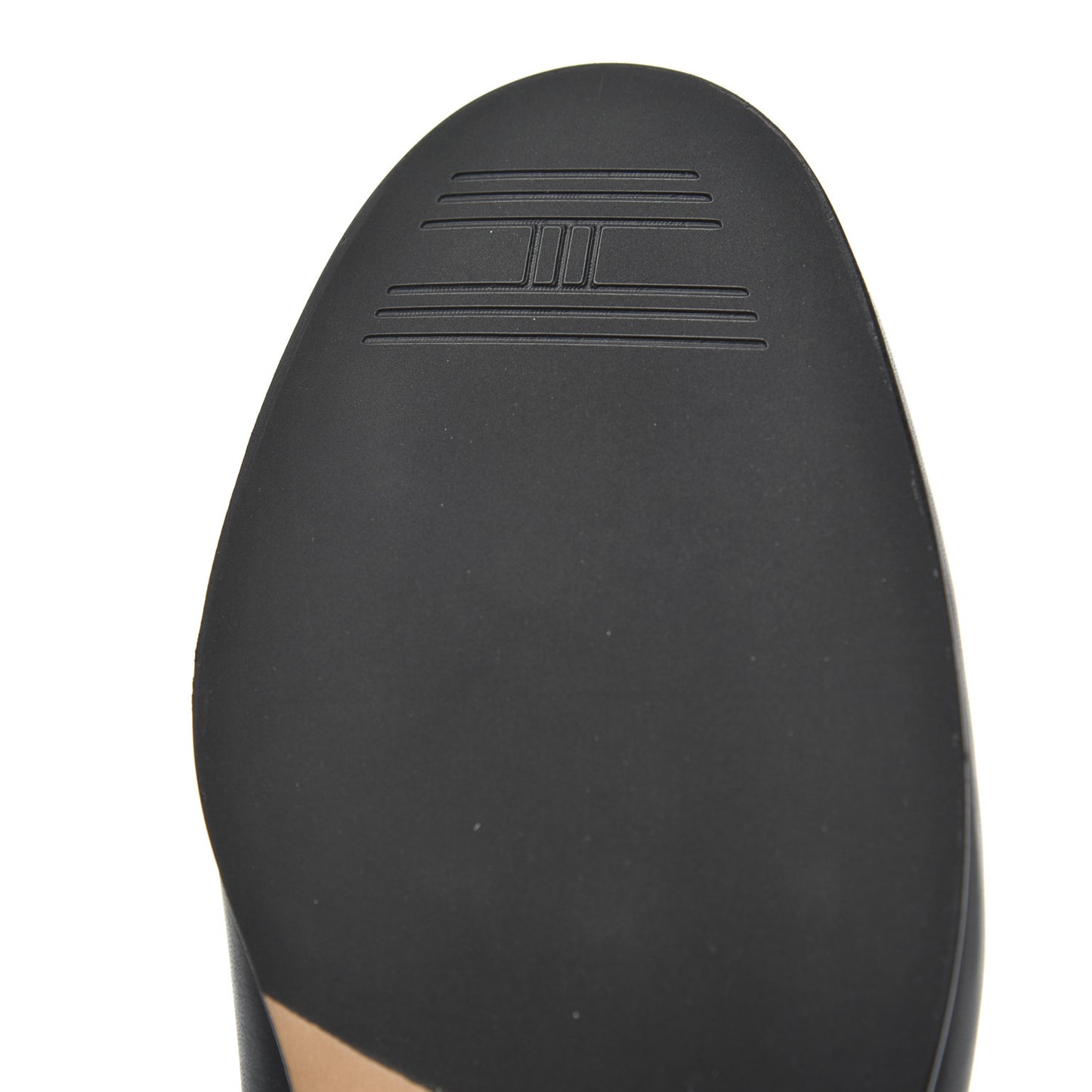 Calfskin Womens Colette Loafers 38 Black