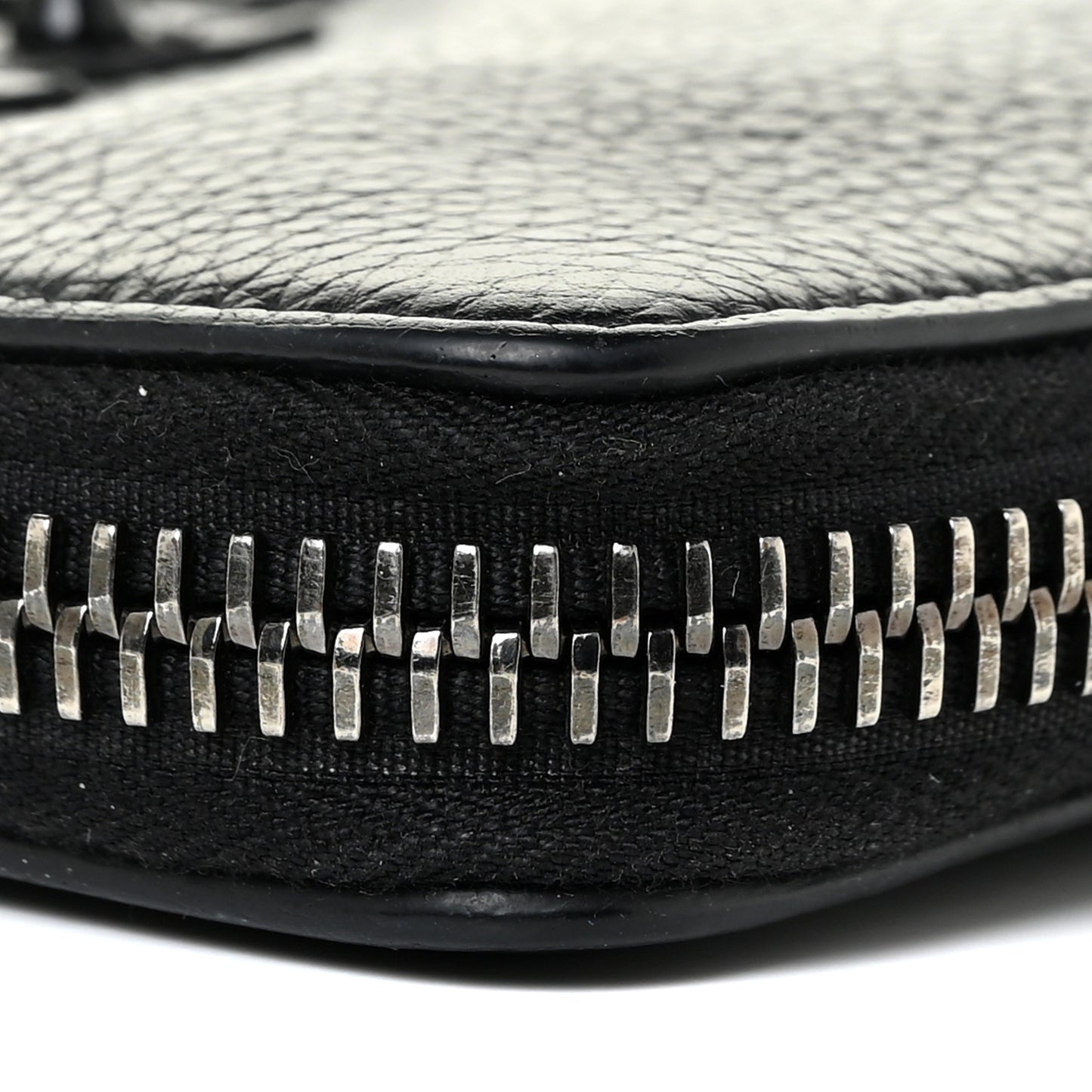Calfskin Embellished Baguette Black