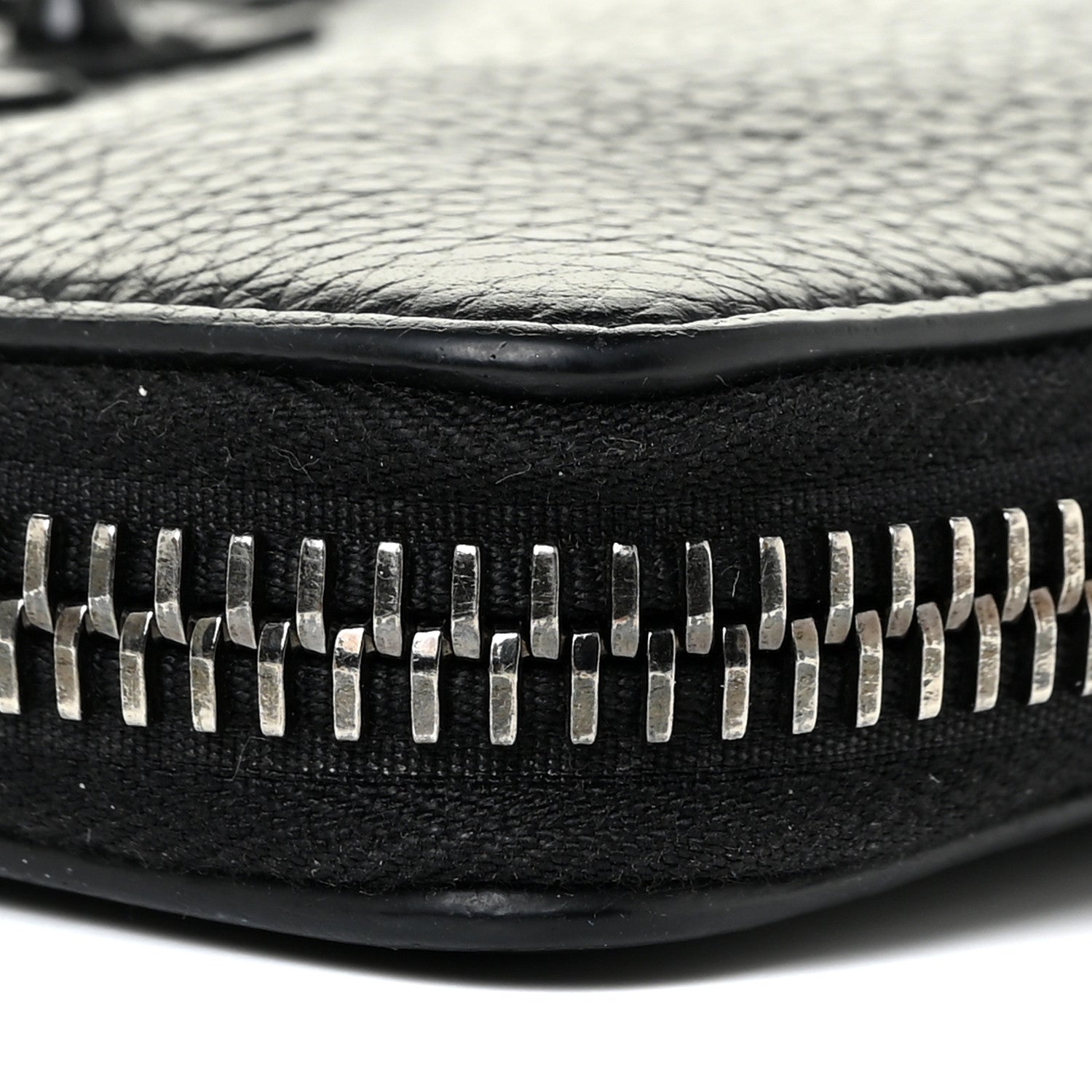 Christian Louboutin Calfskin Embellished Baguette Black 10 of 21