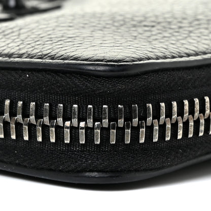 Christian Louboutin Calfskin Embellished Baguette Black 10 of 21