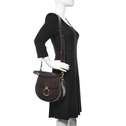 Chloe Calfskin Large Tess Bag Black Raisin 2 of 9
