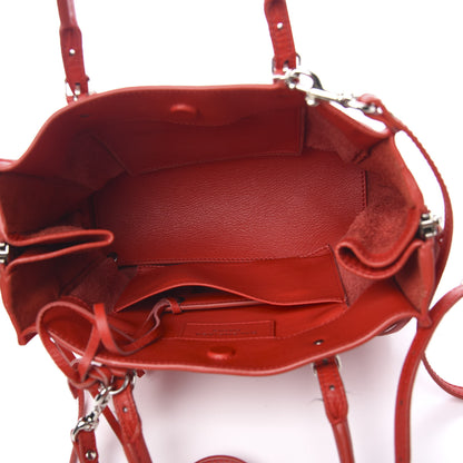 Balenciaga Veau Souple Papier Mini A4 Tote Rouge Cerise 4 of 10