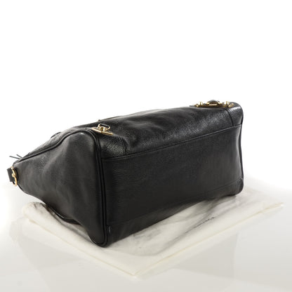 Balenciaga Chevre Gold Metallic Edge Hardware Velo Black 4 of 7