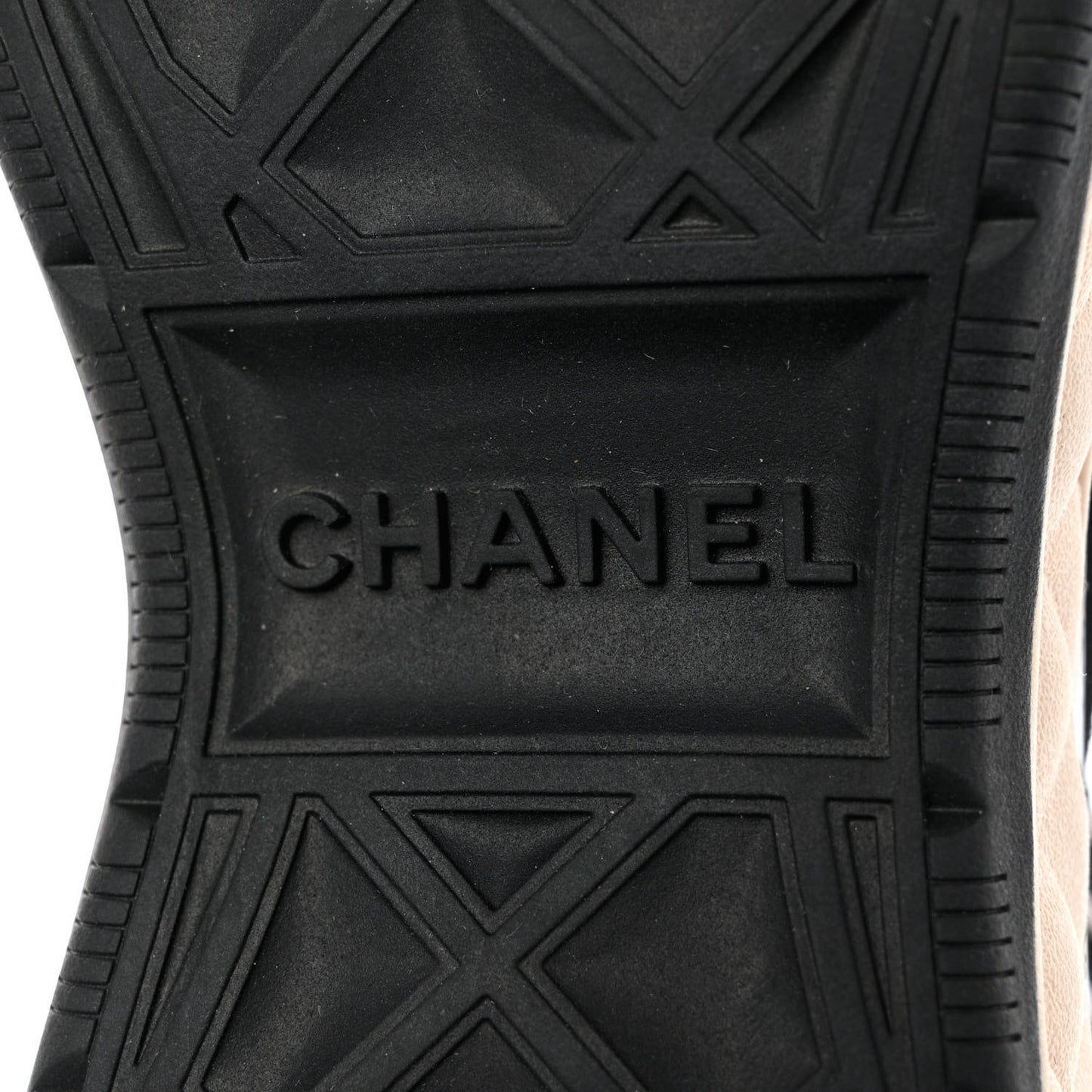 Suede Calfskin Embroidered CC Sneakers 38 Black