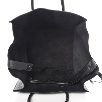 Celine Grained Calfskin Medium Phantom Luggage Black 6 of 12