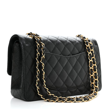Chanel Caviar Quilted Medium Double Flap Black 3 of 11