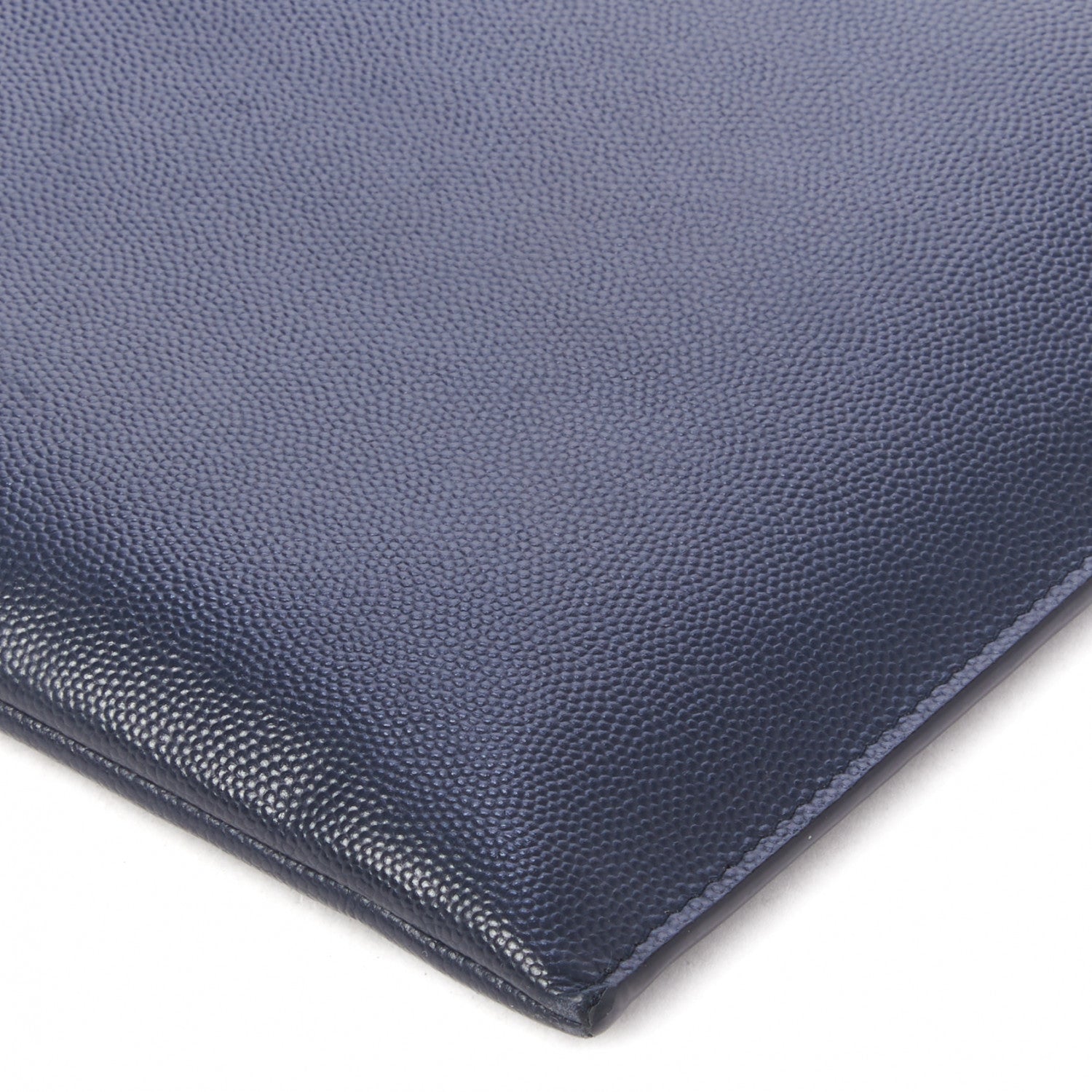 Saint Laurent Grain De Poudre Zipped Tablet Holder Marine 4 of 8
