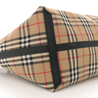 Burberry Vintage Check Large Austen Tote Archive Beige 8 of 9