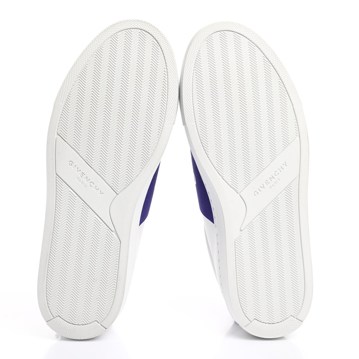 Calfskin Band Logo Womens Urban Street Sneakers 37.5 Orchid Purple