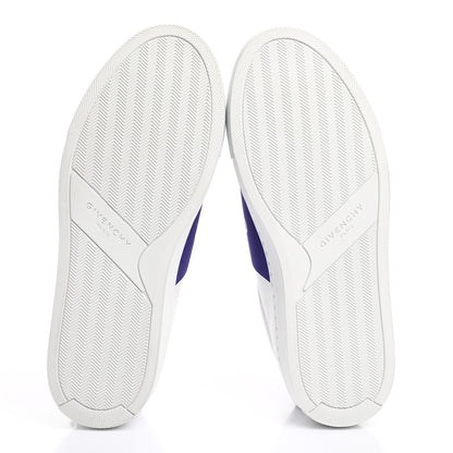 Givenchy Calfskin Band Logo Womens Urban Street Sneakers 37.5 Orchid Purple 5 of 10