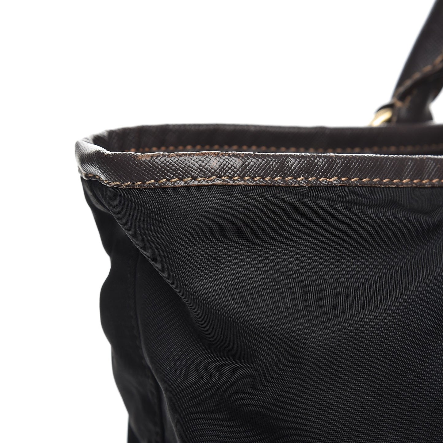Saffiano Tessuto Nylon Tote Nero Black