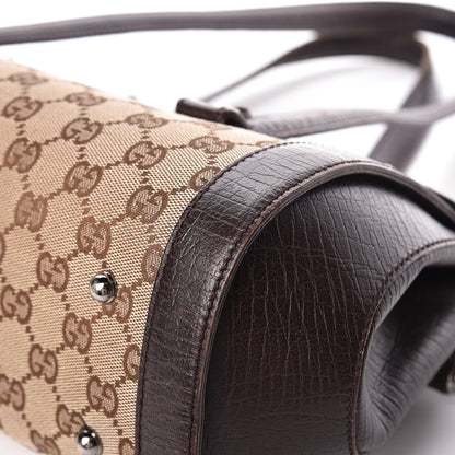 Gucci Monogram Bamboo Bullet Bag Dark Brown 12 of 14
