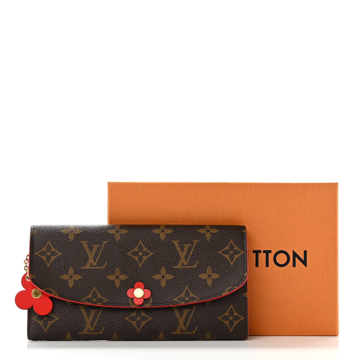 Monogram Bloom Flower Emilie Wallet Rouge