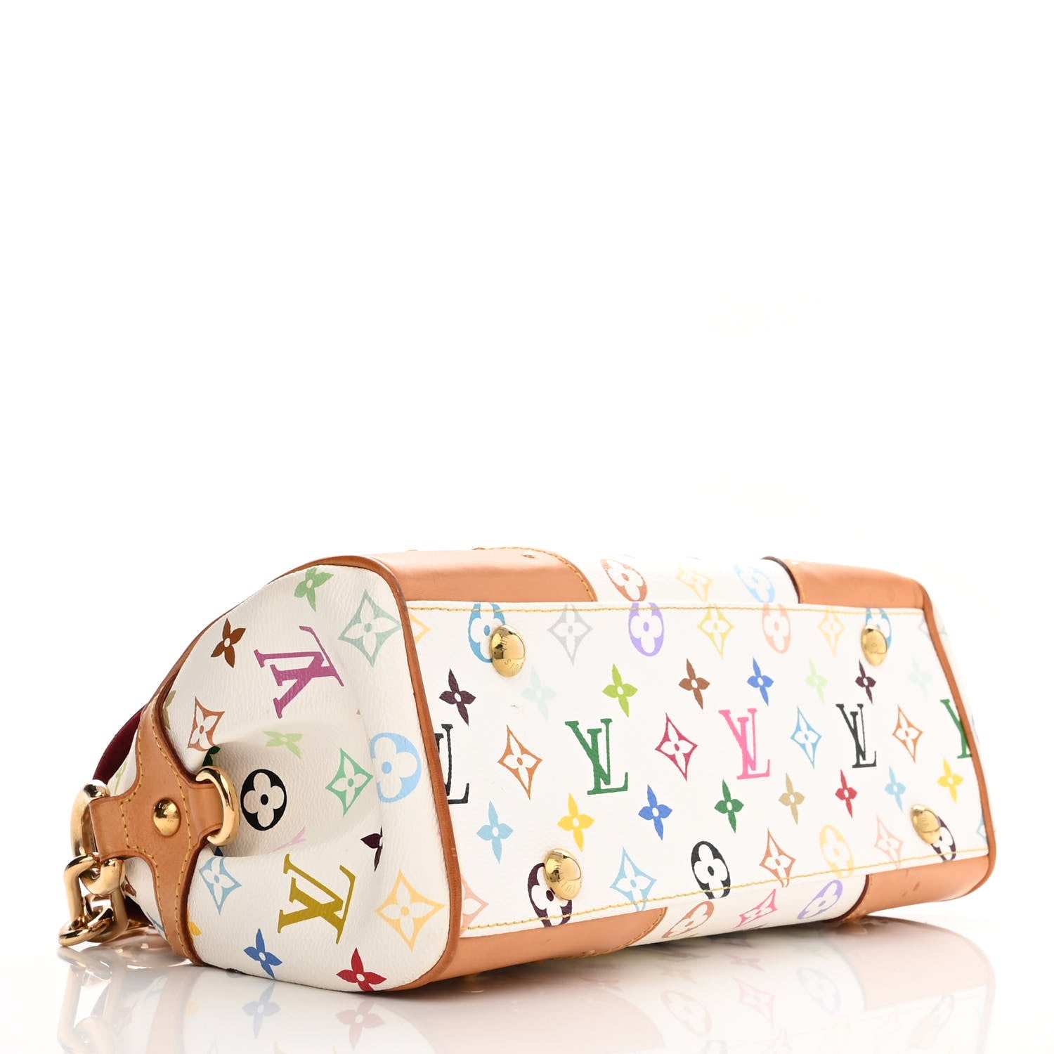 Louis Vuitton Monogram Multicolor Beverly MM White 4 of 16